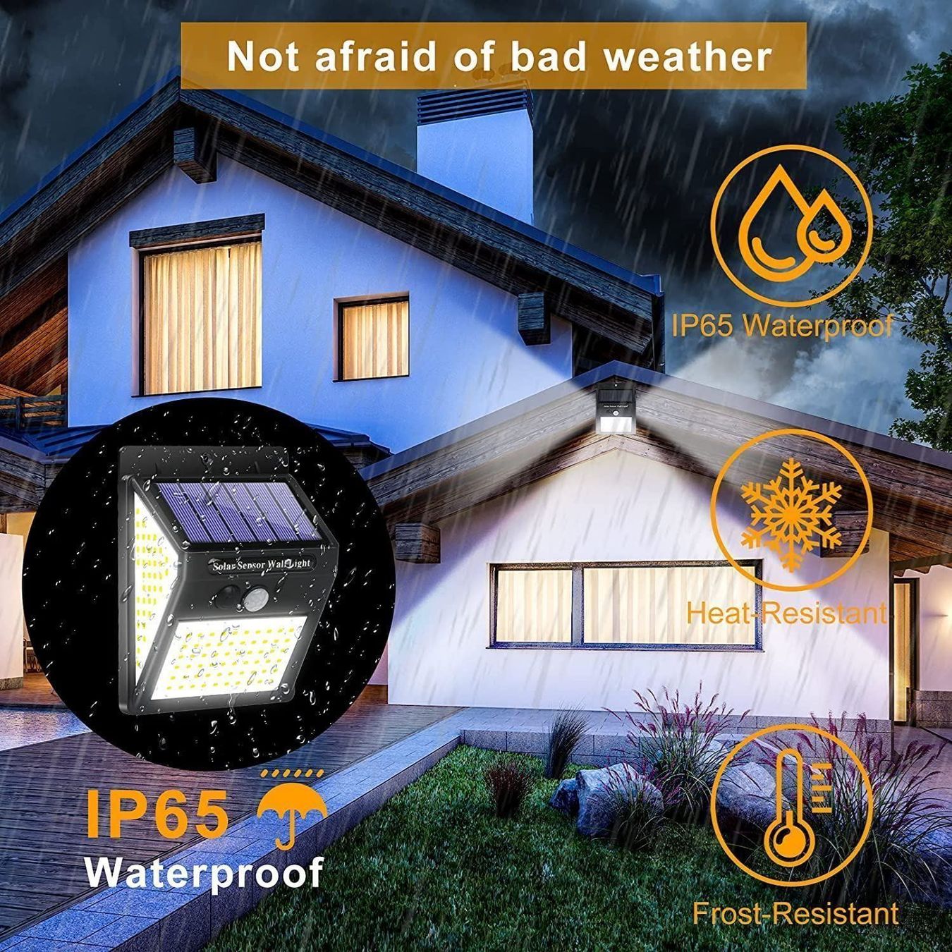 Lampade: Solar Wandleuchte 140LEDs Solarlampen – Nuovo (secondo la descrizione) da Thun venduto da 365buy
