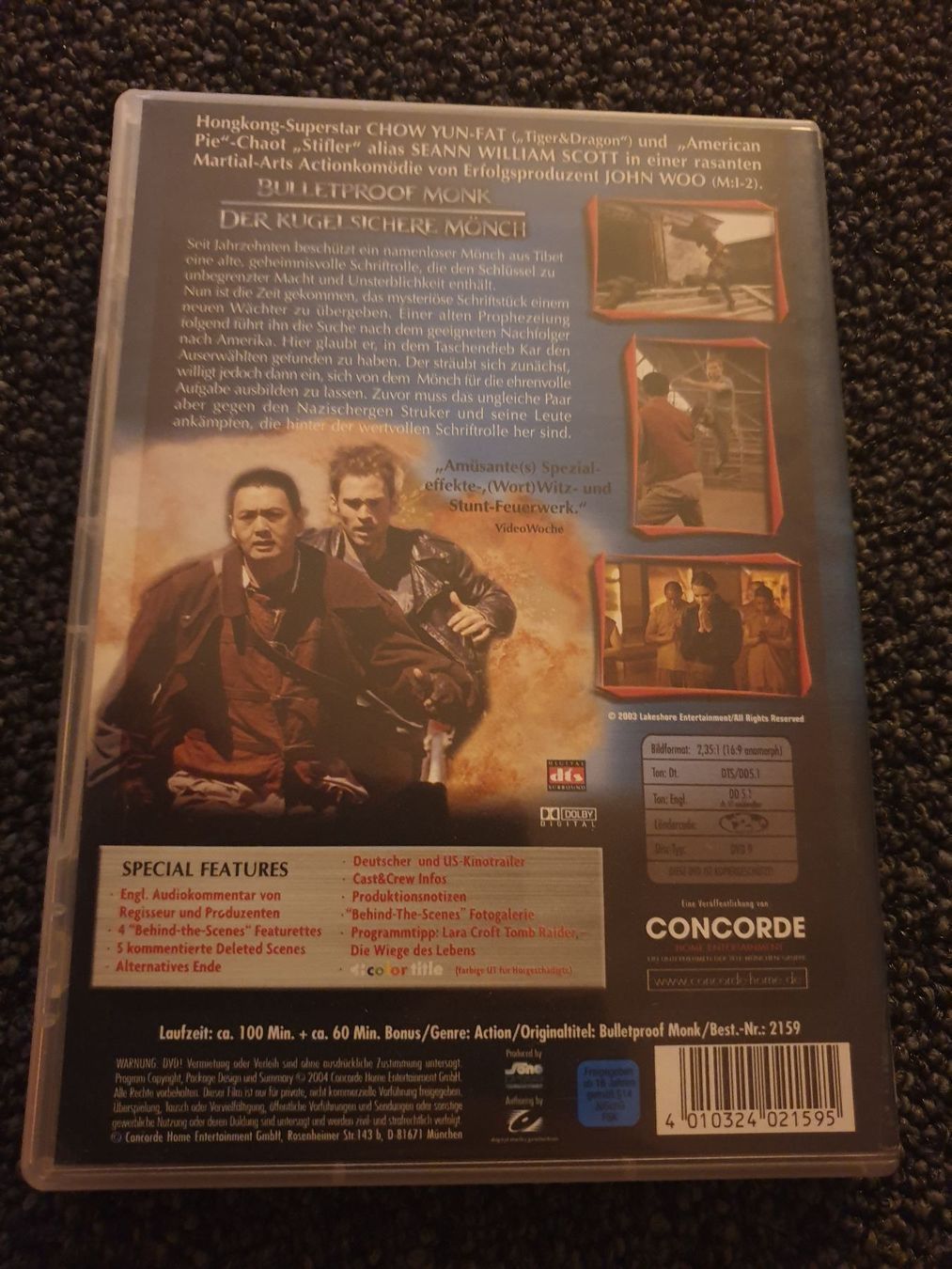 Tous les DVDs: BULLETPROOF MONK DER KUGELSICHERE.(3469) – D'occasion à Ruswil par Ruck.Zuck. 1