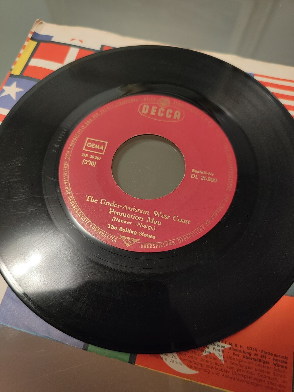 Dischi in vinile: disco 45 giri Satisfaction - The Rolling Stones – Usato da Massagno venduto da Massimo037 2