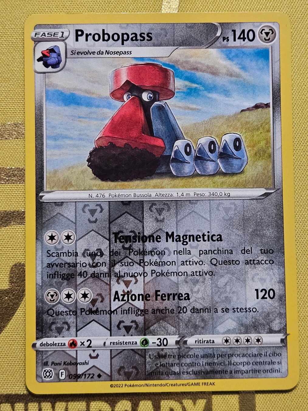 Pokémon Sammelbilder & Trading cards: Brilliant Stars - Probopass 099/172 IT – Gebraucht aus Bellinzona von Pokemarco