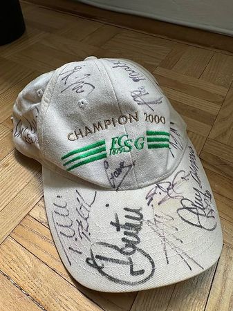 FC St.Gallen Meister-Cap 2000 mit Unterschriften (Liebhaber)