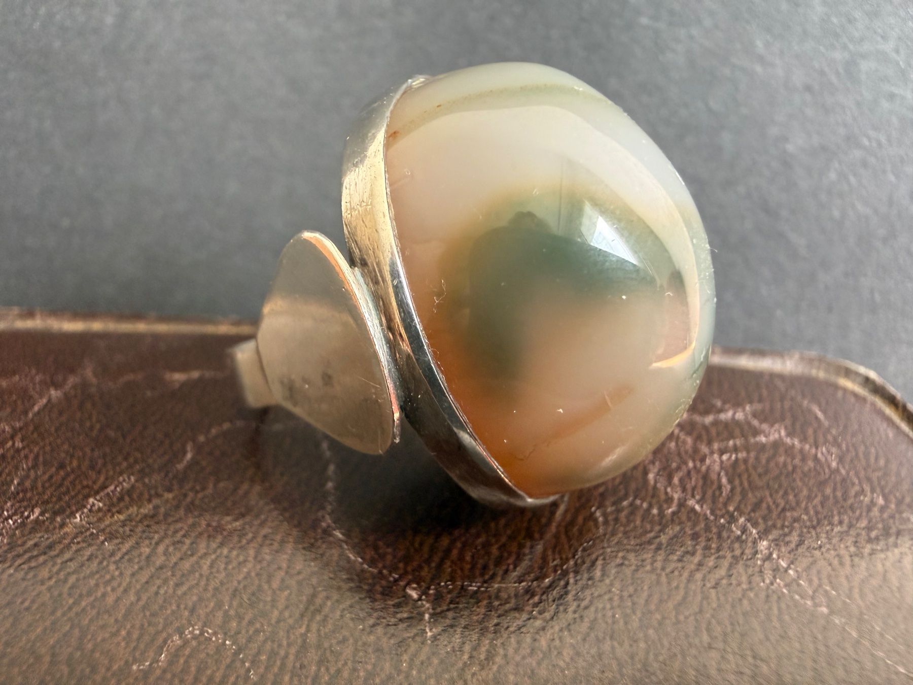 Anelli: Silber Ring mit Achat 925 – Usato da Spiegel b. Bern venduto da Rogger72
