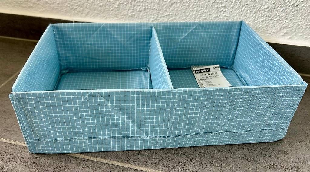 Ikea Contenitori & Simili: Box with compartments, blue/white – Usato da Zürich venduto da chi_mf67 1