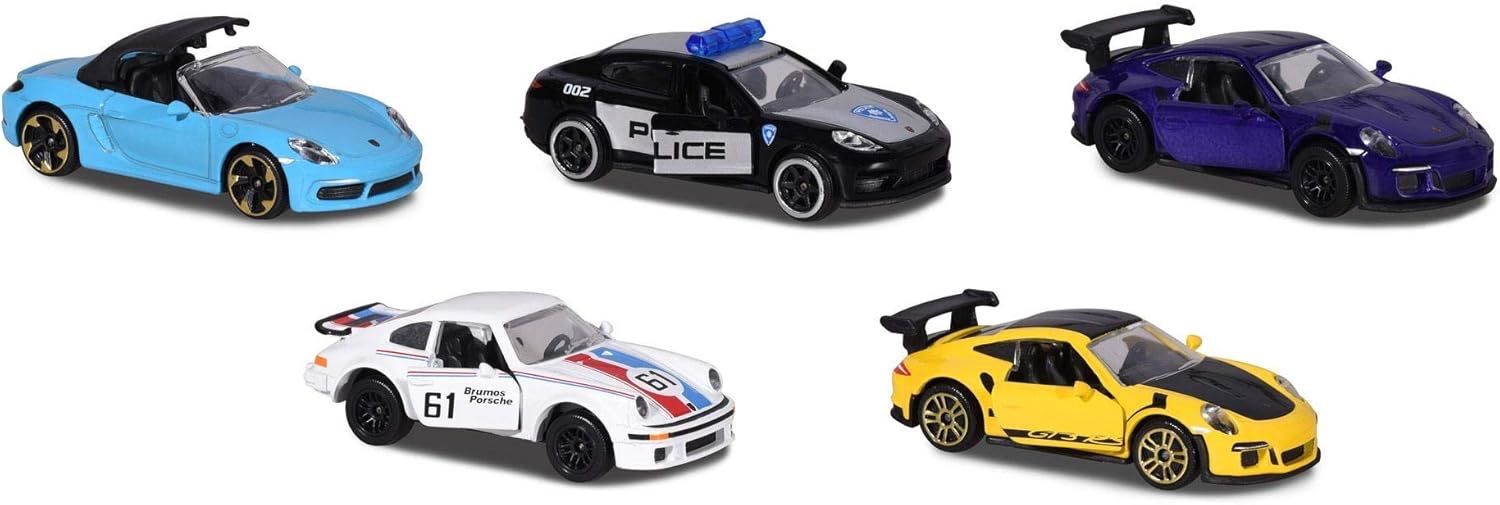 Majorette Modellautos: 5er Set Porsche Edition 1:64 Majorette – Neu und originalverpackt aus Suhr von Moebelsiralfred 3