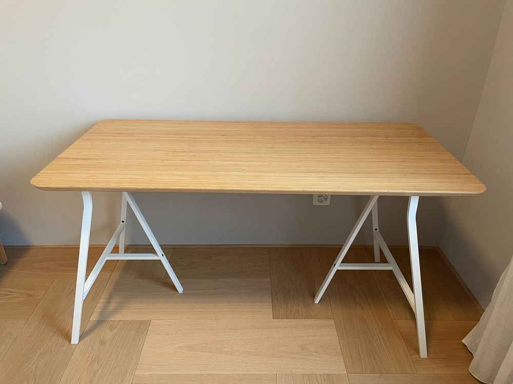 Ikea BambusSchreibtischplatte mit Tischblöcken Kaufen auf Ricardo