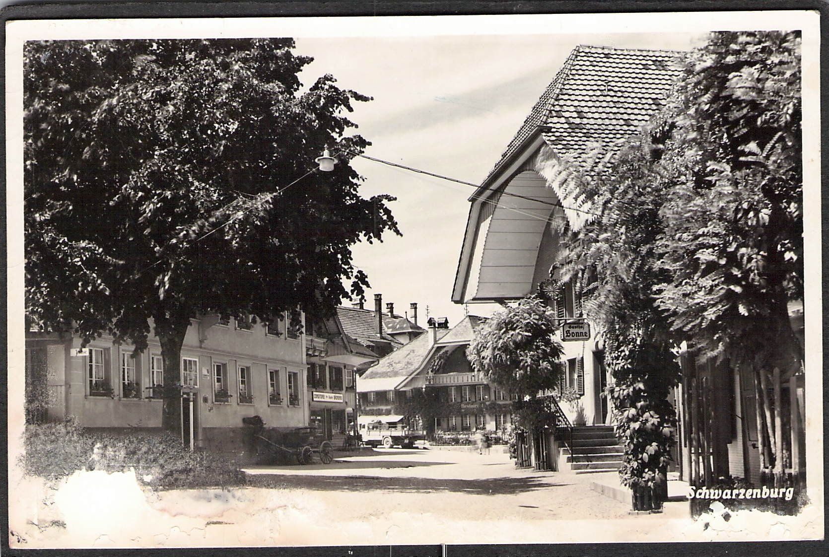 Cartoline postali: ^ Schwarzenburg BE , ca 1939,Echtfoto – Usato da Reichenburg venduto da Pipo-67