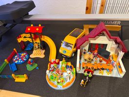 Playmobil Spielplatz und Schulhaus