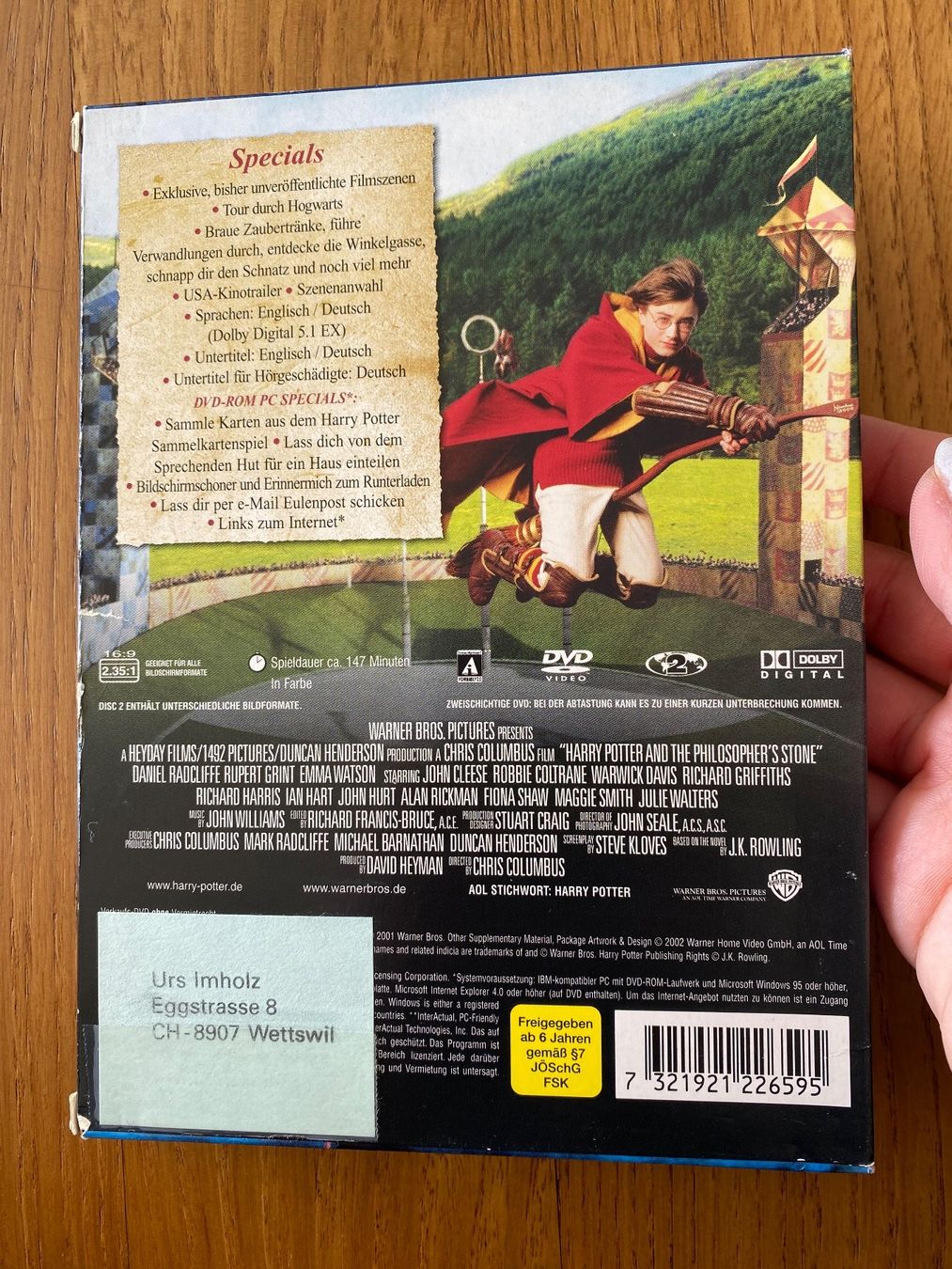 Tutti i DVDs: DVD Harry Potter – Usato da Sissach venduto da laura.x4 3