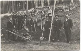 LANDWIRTSCHAFT/WALDWEG-BAU 1918 Grub SG?
