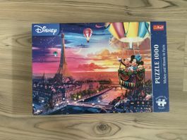 Disney Puzzle Mickey und Minnie in Paris - 1000 Teile