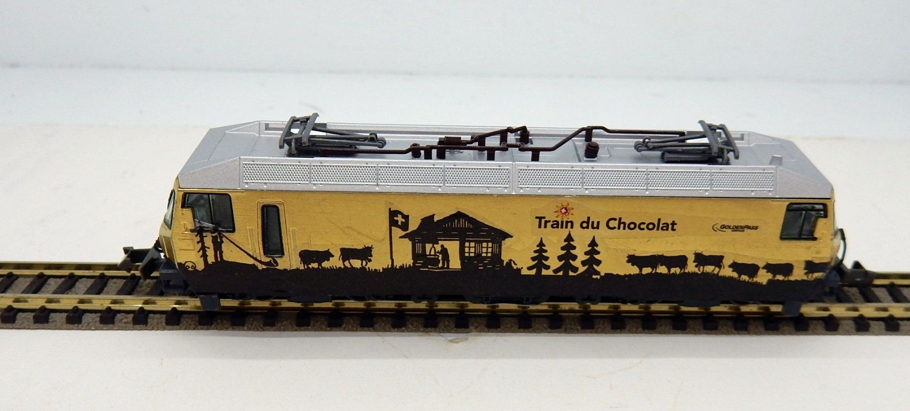Kato Modellini di ferrovie: N - MOB   Motrice Ge 4/4 III   -"Train chocolat " - – Nuovo (secondo la descrizione) da Locarno venduto da Gudrun2 3