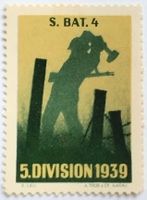 Soldatenmarke 2.WK, Schützen Batallion 4, Wi Inf 62