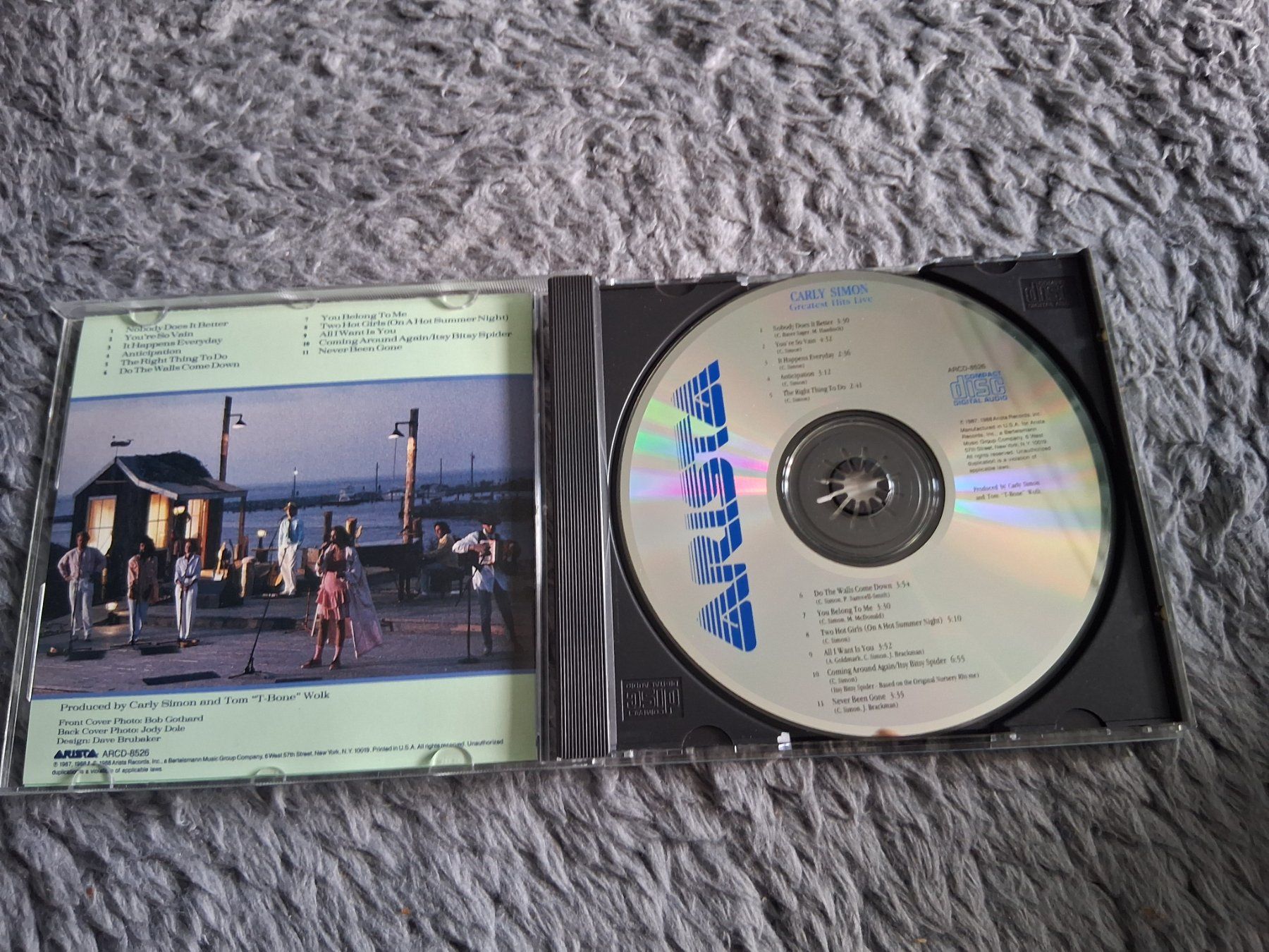 CD: CARLY SIMON    GREATEST HITS LIVE    CD – Usato da Wetzikon ZH venduto da Ramones01 2