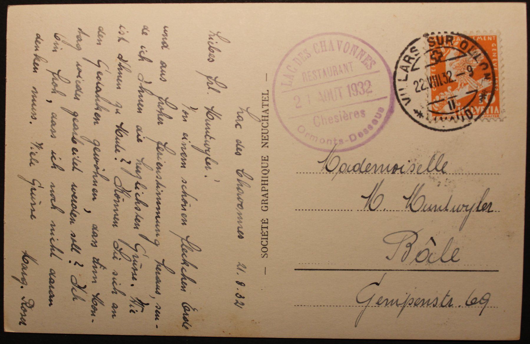 Cartoline postali: Ansichtskarte vom Lac des Chavonnes VD – Usato da Herznach venduto da atsirch60 1