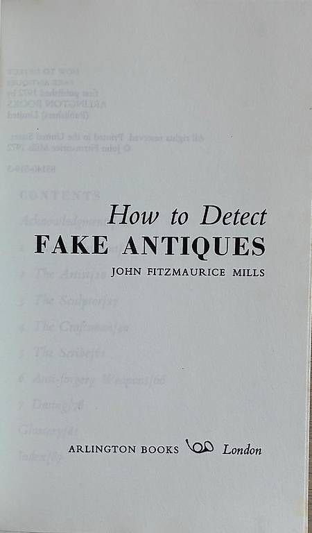 Livres: How to detect fake antiques – D'occasion à Adliswil par Heimite 2