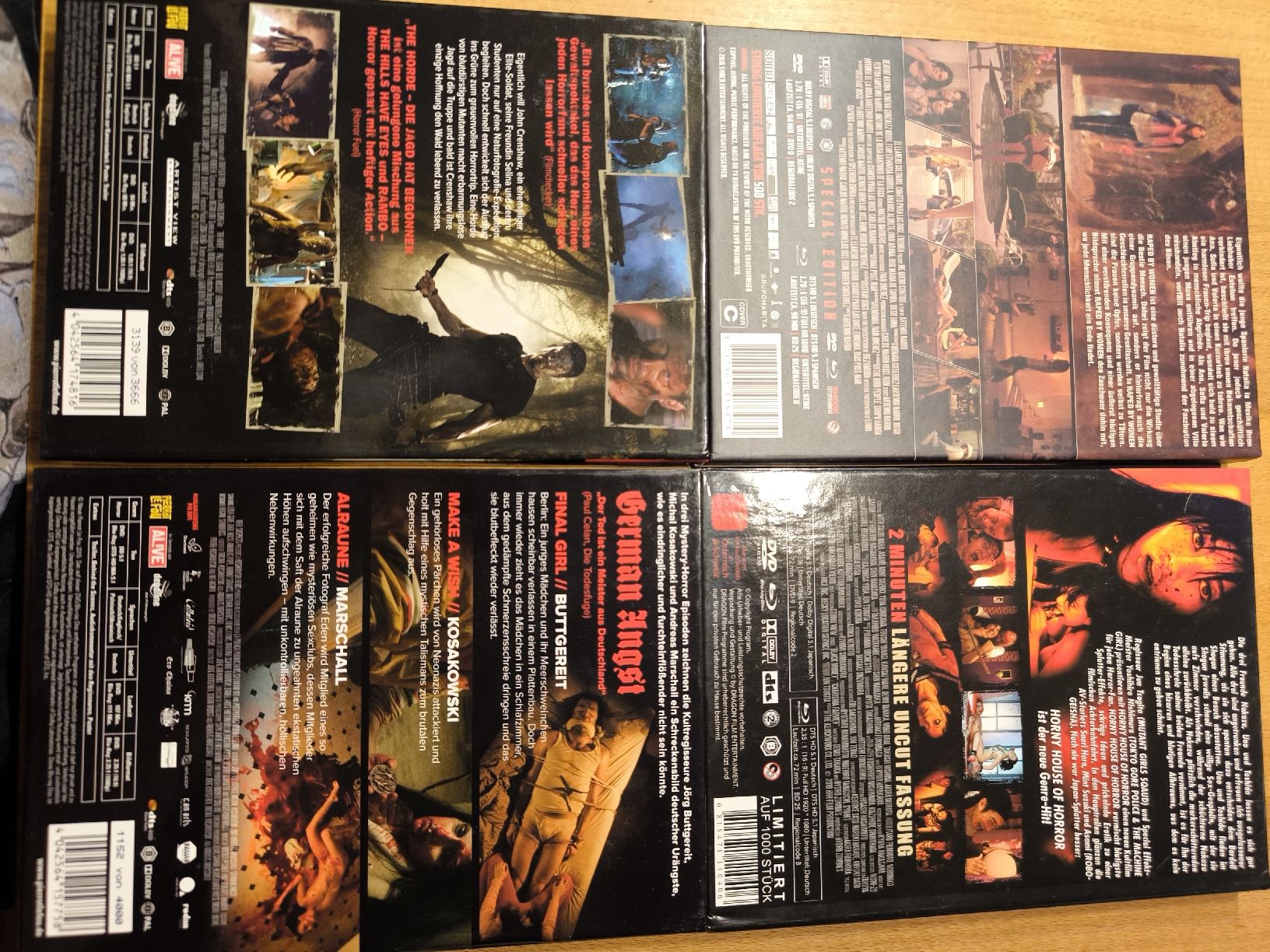 Tutti i DVDs: Horror Mediabook Bundle – Usato da Dürnten venduto da Nexomynon 1