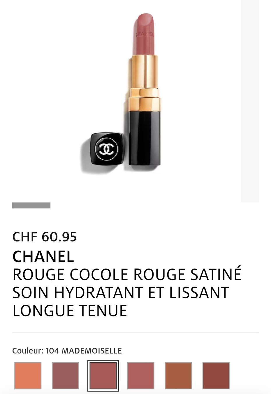 Chanel Maquillage: Chanel Rouge coco mademoiselle  – Neuf avec emballage d'origine à Martigny par zin_y9tt 2