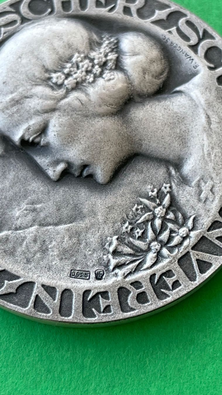 Medaglie: Schweizerische Schuetzenmedaille, Silber 925 – Usato da Bremgarten AG venduto da Schussi 7