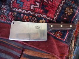 Victorinox Metzgerbeil Messer 5.4000.18 Stahl mit Holz...
