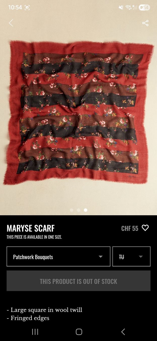 Sezane Foulard & Sciarpe: Sezane Maryse Scarf neu – Nuovo (secondo la descrizione) da Sax venduto da Hannamuesli 2