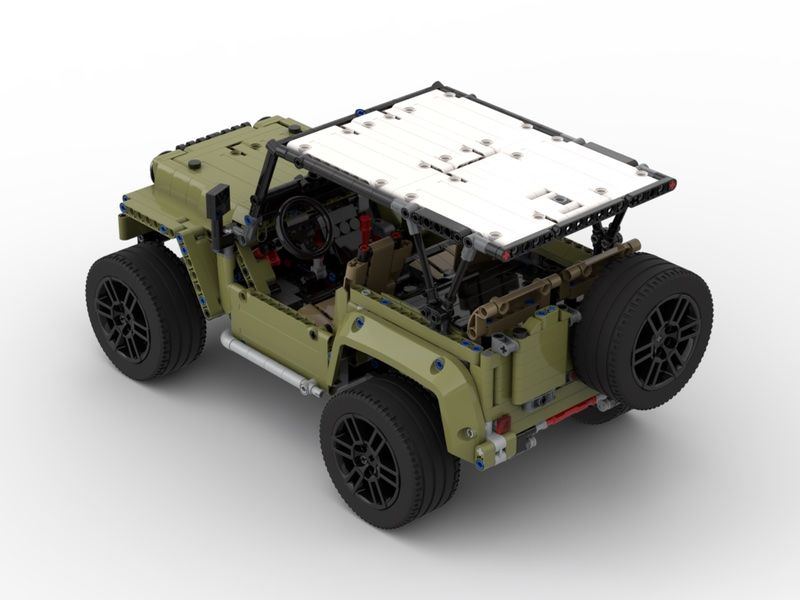 Lego Kit di costruzioni: Lego technik jeep willys moc – Usato da Airolo venduto da Bagaion99 7