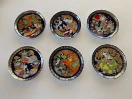 6 Wandteller Märchen Aladin Rosenthal limitiert Auflage g...