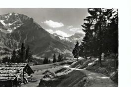 Adelboden Blick von Bütschegge Lohner Steghorn Wildstrubel