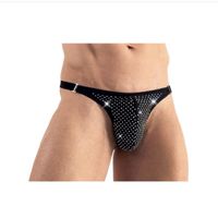 String Homme Noir avec Strass Neuf 