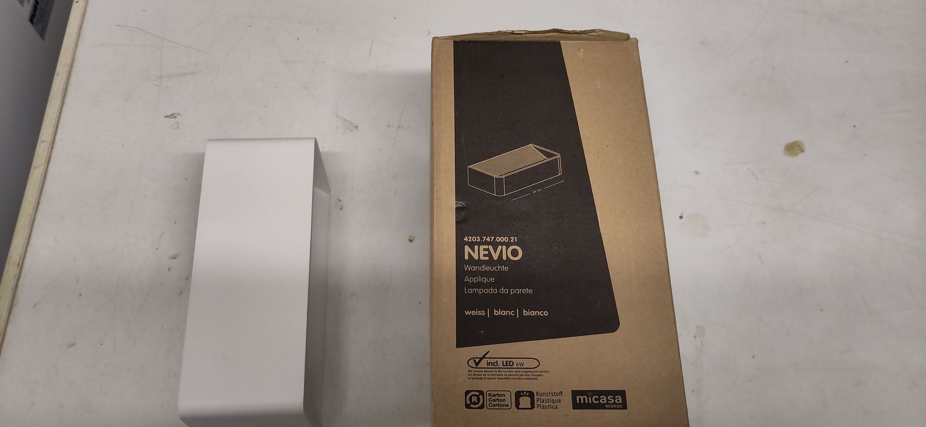 Lampade: Wandlampe LED Nevio 2 stk – Nuovo (secondo la descrizione) da Liebefeld venduto da robi15blue 2