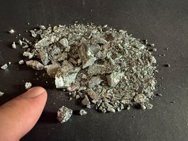 Antimon Stücke ca. 1 - 10 mm gross, 50 g