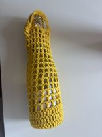 Handgehäkelter Flaschen-Geschenkbeutel