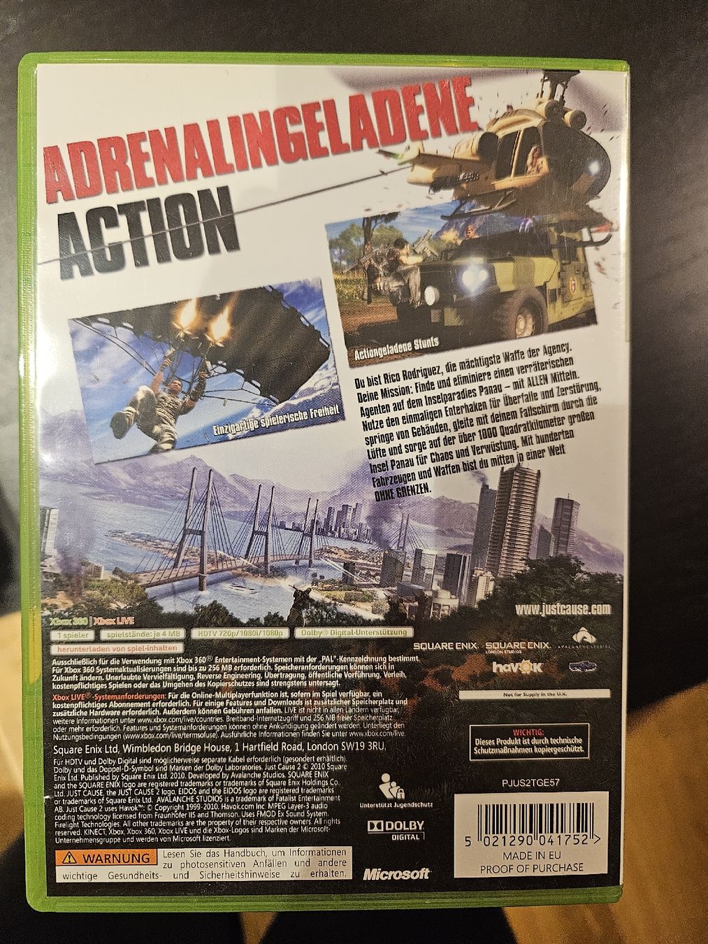 Spiele: Just Cause 2 Xbox 360 Game – Gebraucht aus Reinach AG von SamGonzo98 1