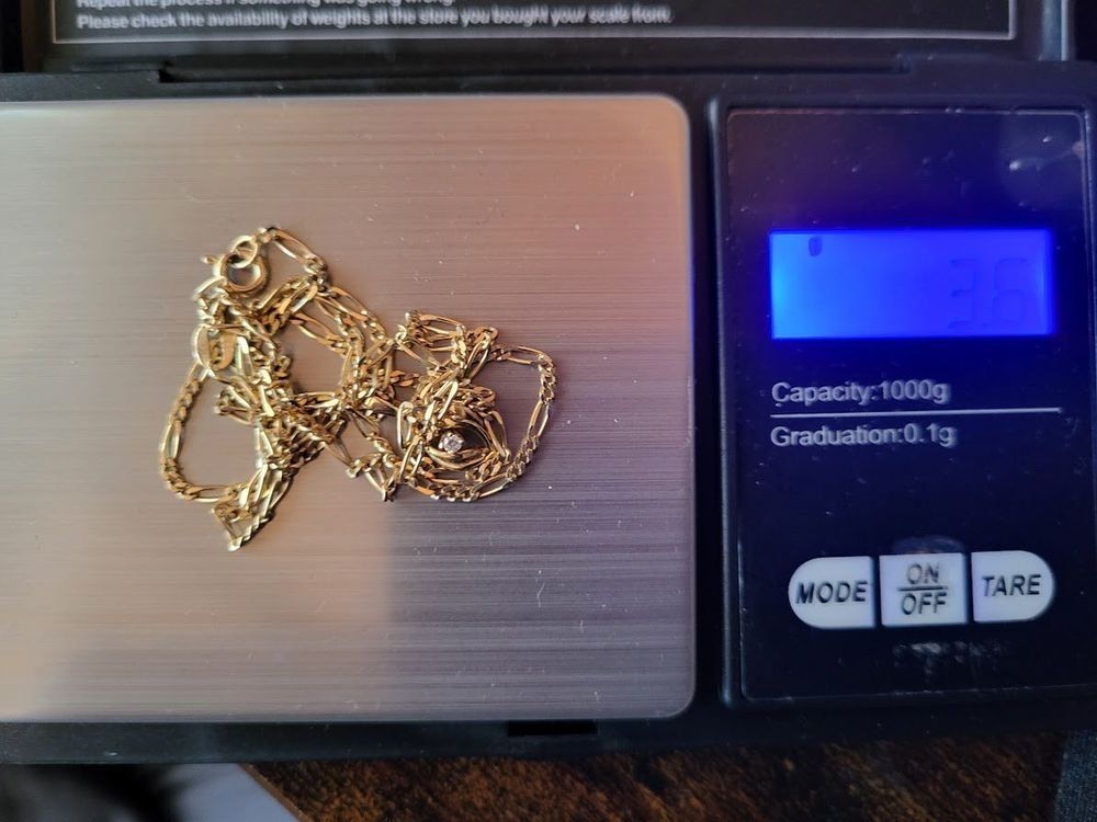 Catenine: Goldkette mit Anhänger Gepunzt – Usato da Selkingen venduto da gwendolynx 3