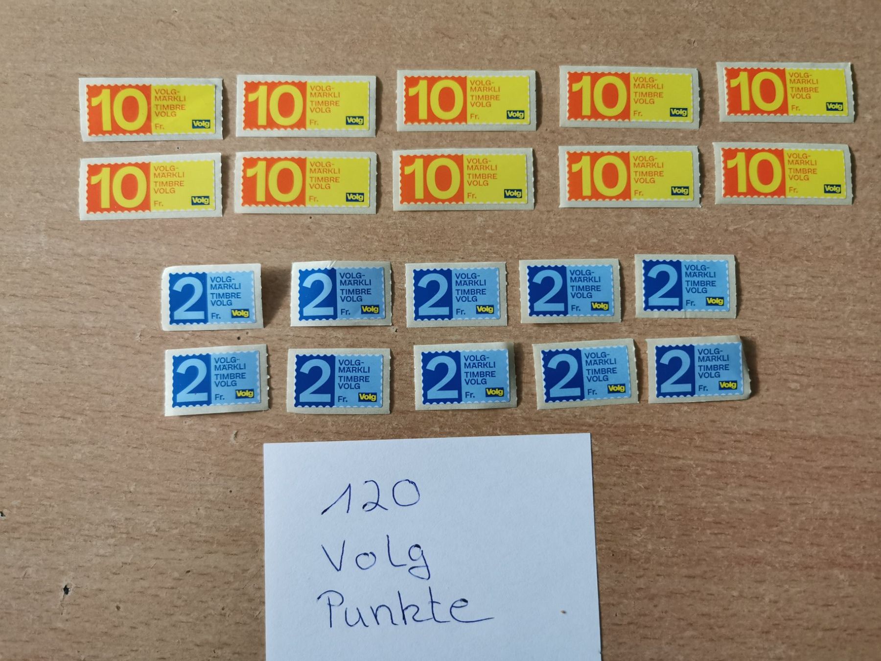 Volg Timbres & points: Volg Märkli – D'occasion à Raron par Vampiretta