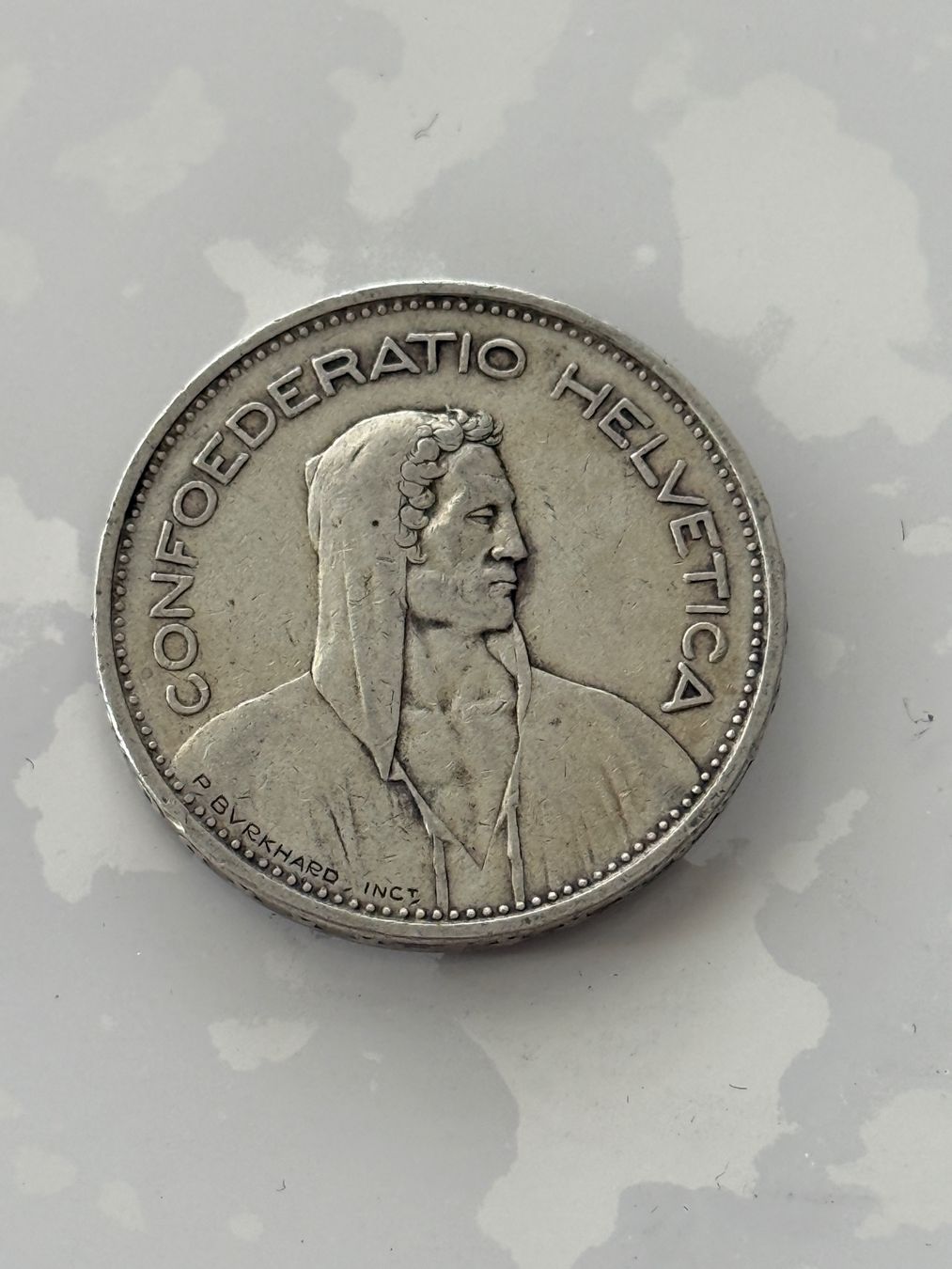 Tutti le monete: 5 Franken 1949  Rar – Usato da Wallisellen venduto da SWISS_SILVER1