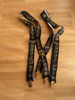 Hosenträger Moto Guzzi schwarz goldfarben