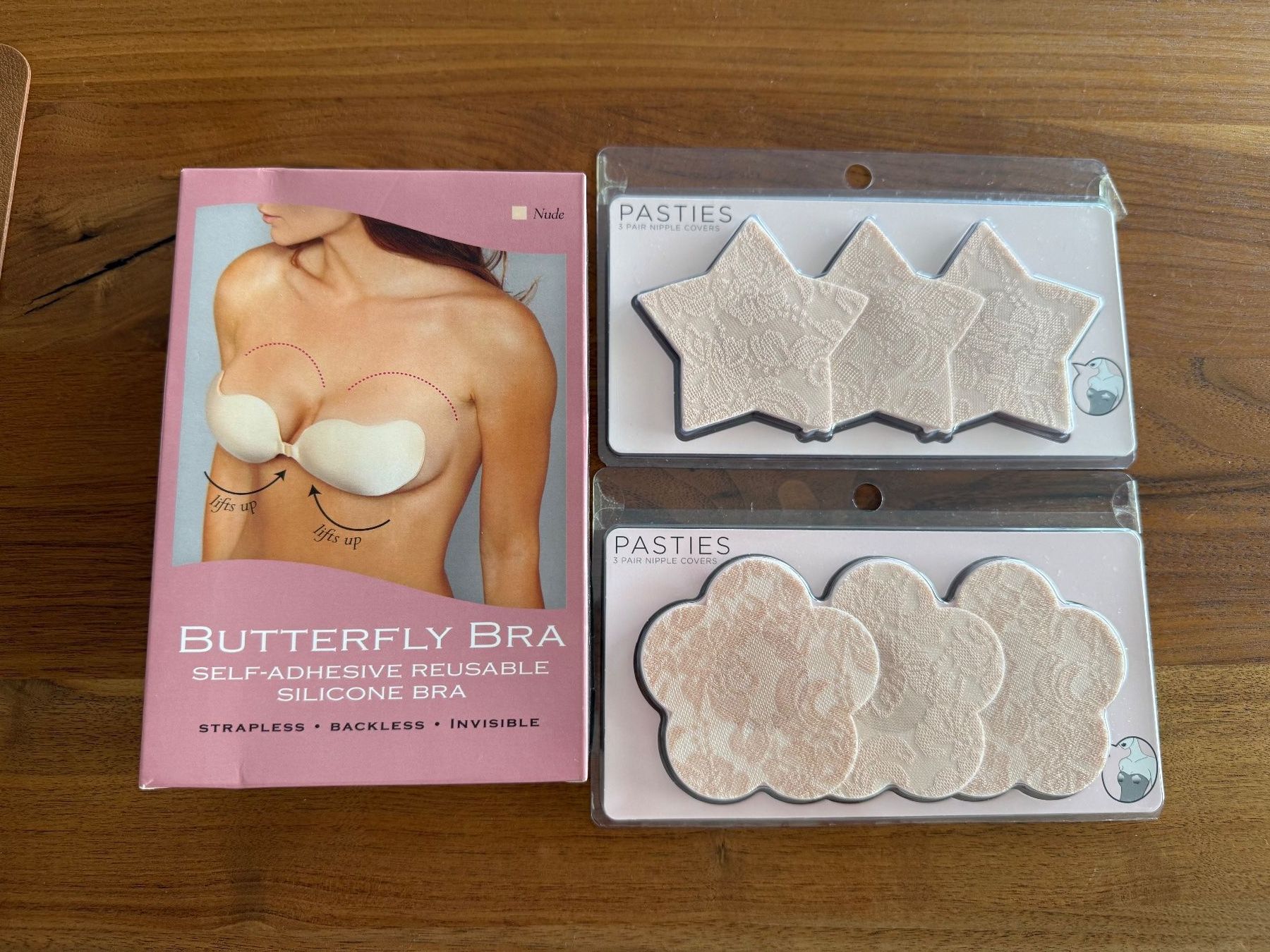 Altra biancheria intima: Butterfly BH + Nippelabdeckung, Neu u OVP – Nuovo e nell'imballaggio originale da Wilen b. Wollerau venduto da rosmarin13
