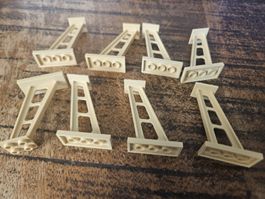 lego 4476b lot de 8 pièces Tan Support 2 x 4 x 5 Stanchion
