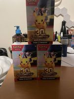 3× Pokémon 30th Celebration Booster Bundle  versiegelt, EN
