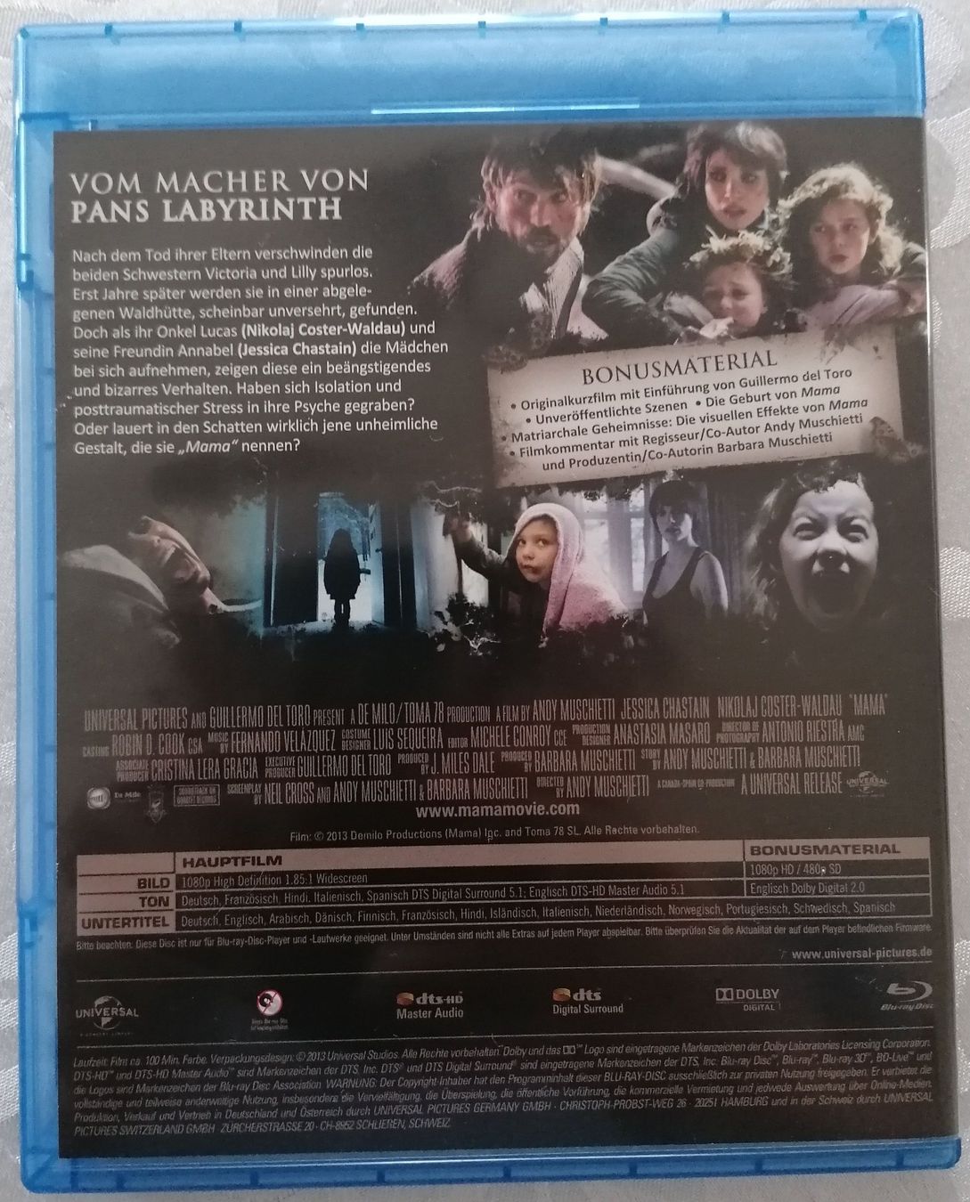 Tous les DVDs: Mama - Blu-ray - Horror – D'occasion à Oberurnen par mackrokodile 1