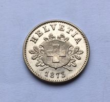 1873 10 Rappen unz