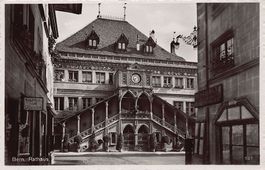 Bern, Rathaus, um 1935