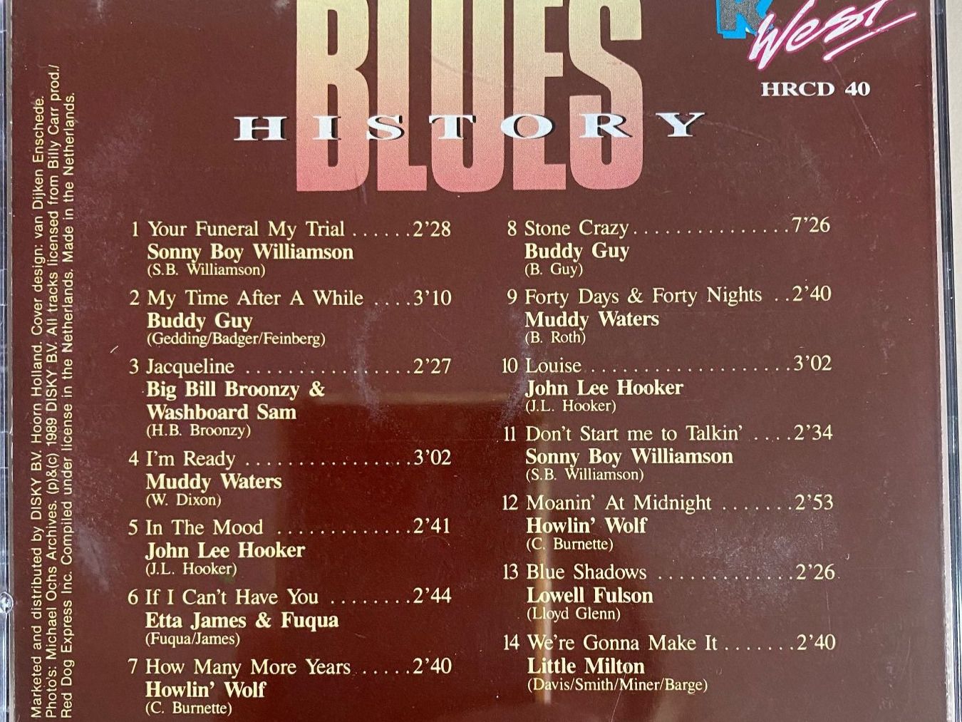 CD: Blues CD - Box 4Stk. – Usato da Oberrohrdorf venduto da chilibiggi 5