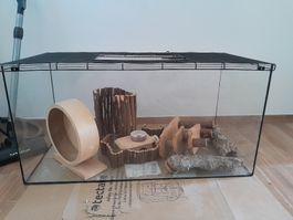 Nagetierkäfig mit Zubehör 