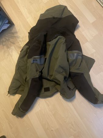 Motorradjacke FLM mit Rücken und Armprotektor. Gebraucht 