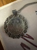 Historischer Silberanhänger mit originaler 1-Forint 1883