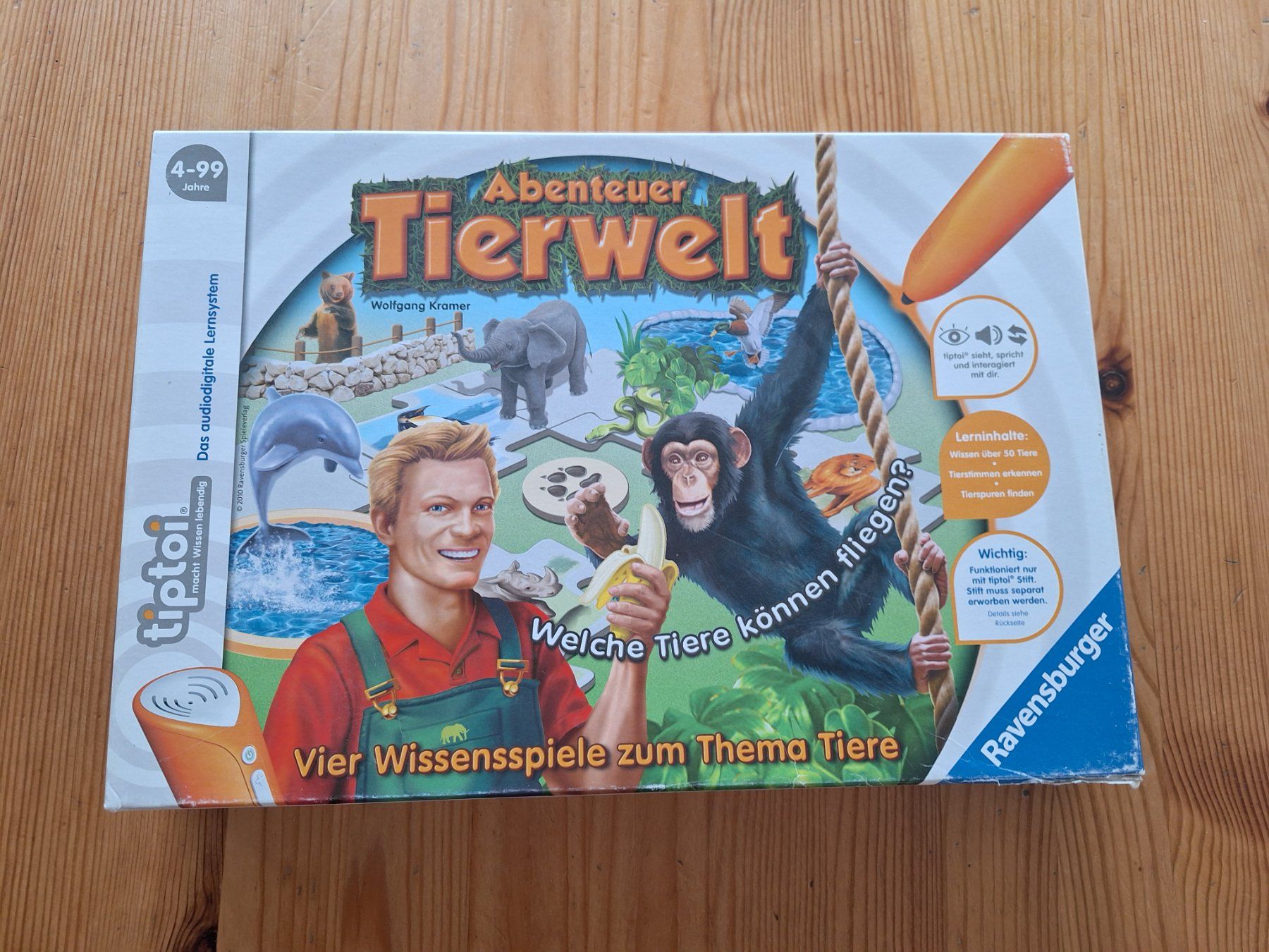Ravensburger Spiele: Tiptoi Spiel Abenteuer Tierwelt – Gebraucht aus Aesch BL von ChezToKa