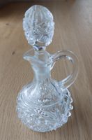 Böhmische Kristall Karaffe mit Stöpsel, sehr schön, Vintage!