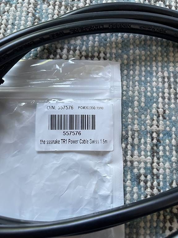 Kabel: the sssnake TR1 Power Cable Swiss 1,5 m – Neu und originalverpackt aus Zürich von chefvondetjanze 2