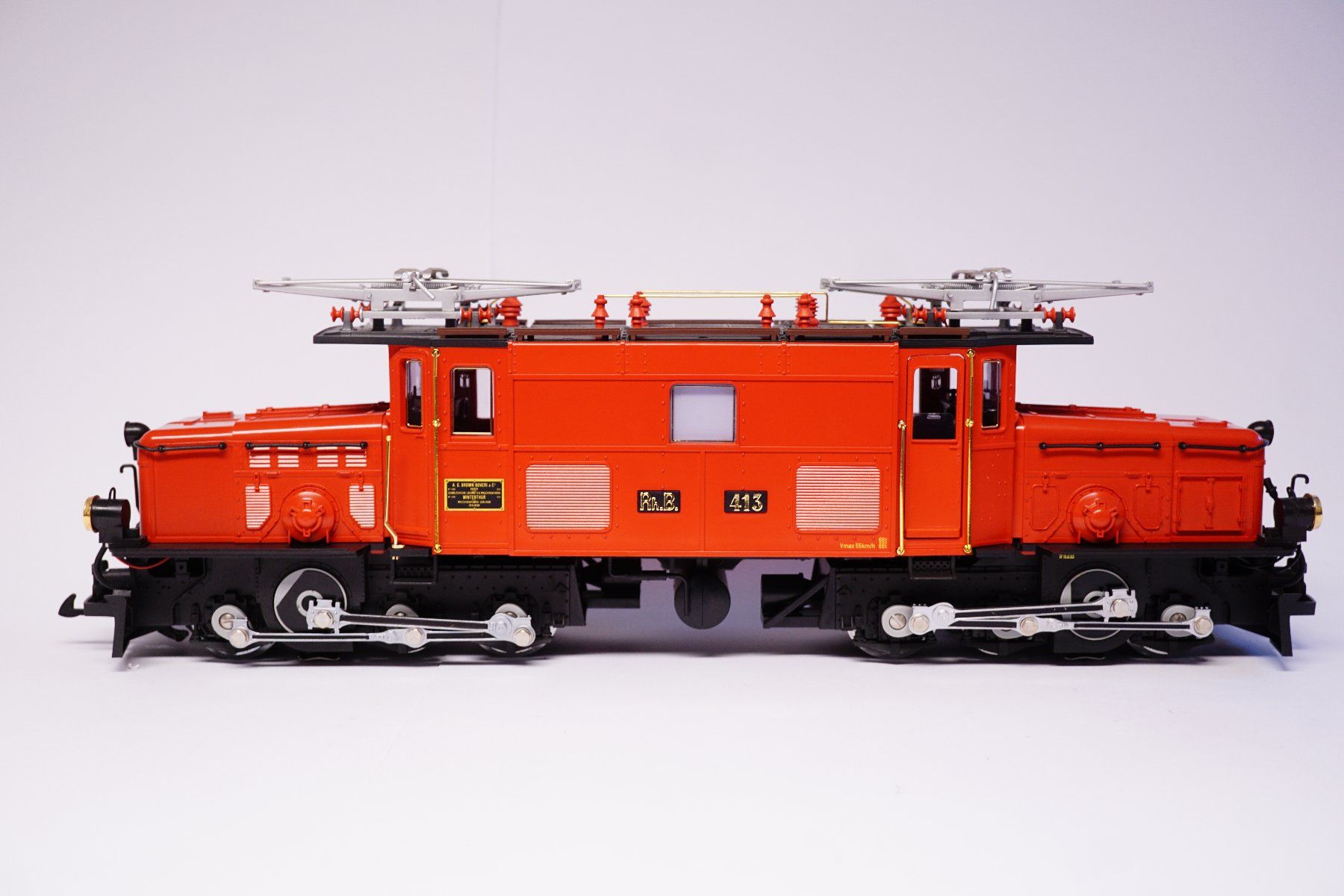 dß LGB 22400 RhB Ge 6/6 Krokodil rot (Gebraucht) in Uetendorf für